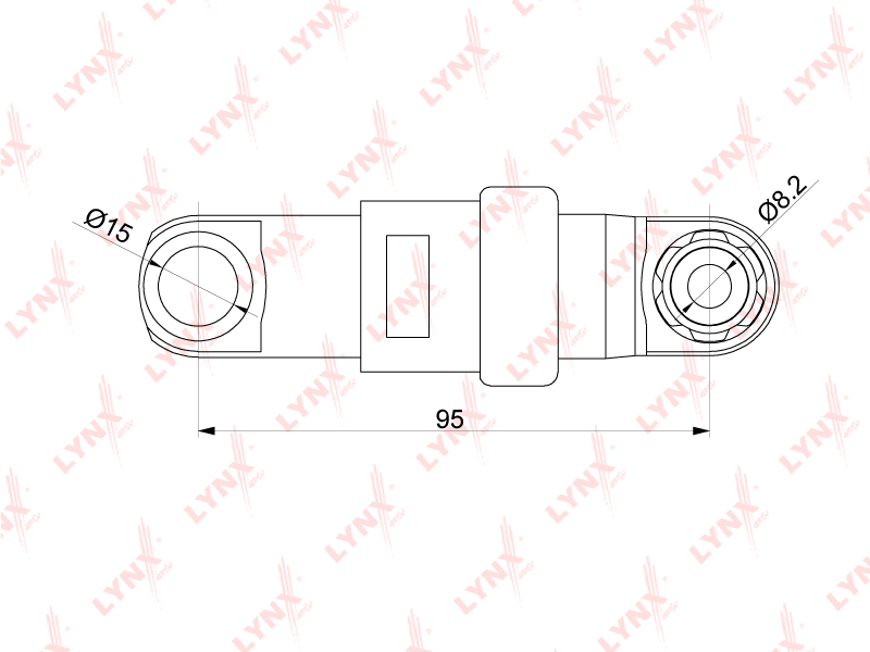 LYNX PT3292 Демпфер / приводной BMW 3 (E36/E46) 2.0-3.0 90-05 / 5 (E34/E39 E60) 89-10 7 (E38) 2.8 95-01 X3