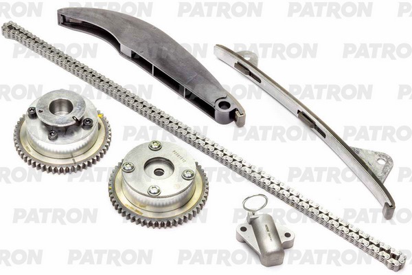 PATRON PTCK064 Комплект цепи ГРМ (Цепь-1, нат-1, усп-2)kia Sportage (QL) 2.0i (G4NA)