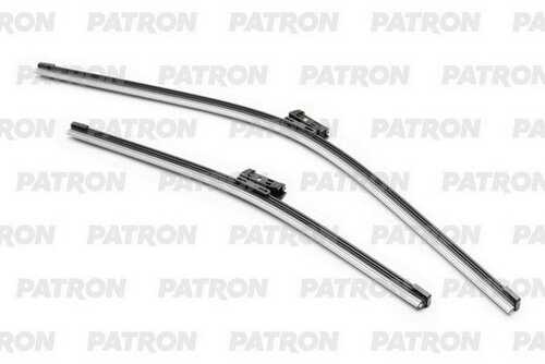 PATRON PWB650HS Щетки стеклоочистителя 65см + 46см комплект плоская Push button 16mm VW Golf VII 12- / SKODA Superb III