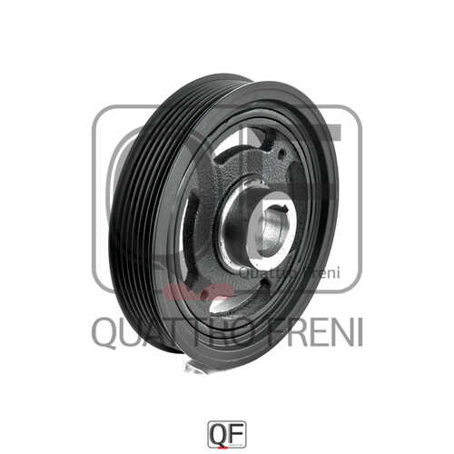 QUATTROFRENI QF51A00044 Шкив коленвала! Nissan Juke F15/Qashqai J10E 1.6 16V HR16DE