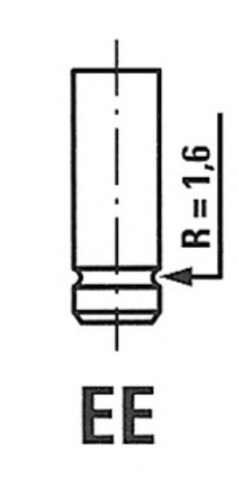 FRECCIA R6104/SNT Впускной клапан