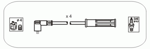 JANMOR RB34 Комплект электропроводки