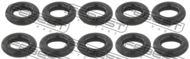 FEBEST RINGFL-034-PCS10 Кольца уплотн. топливной форсунки! 10штAudi Q5 08-17,Mitsubishi Lancer 07-17