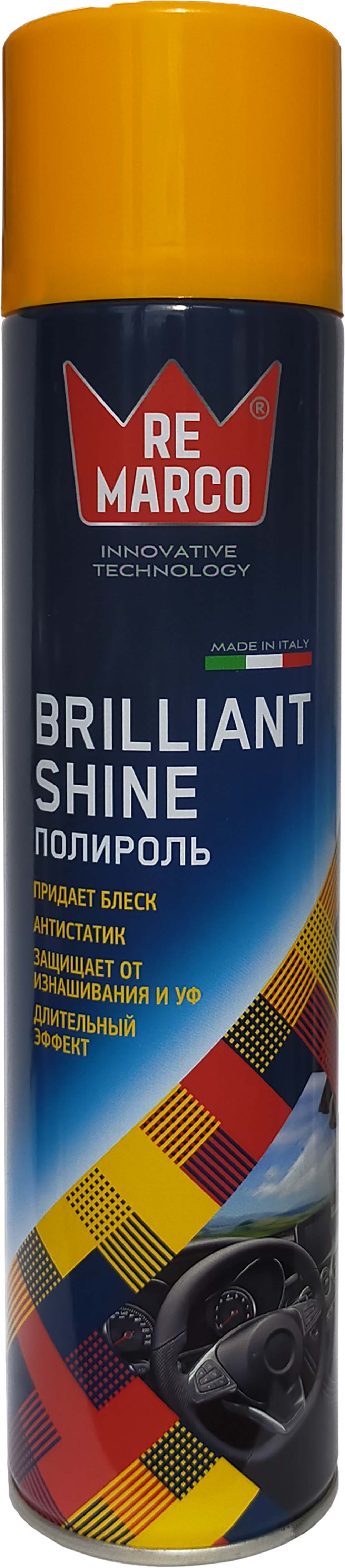 REMARCO RM-431 Полироль! RE MARCO 'Brilliant Shine' Tutti Frutti 400мл