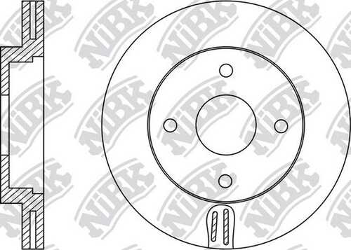 NIBK RN11002 Тормозной диск