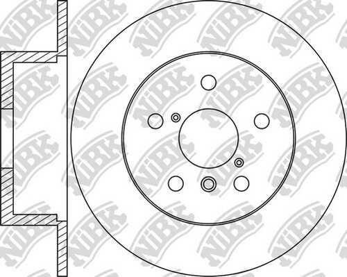 NIBK RN1255 Тормозной диск