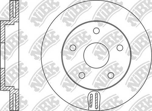 NIBK RN1417 - диск тормозной передний! Nissan Teana 2.0-3.5 03-08