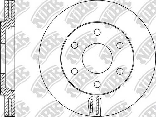 NIBK RN1430 - диск тормозной передний! Nissan Armada, Infiniti QX56 03>