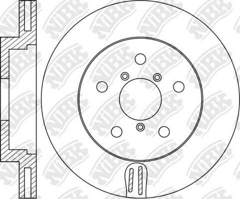 NIBK RN1469 Диск тормозной