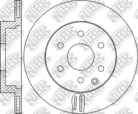 NIBK RN1495 Диск тормозной NISSAN/INFINITI задний#