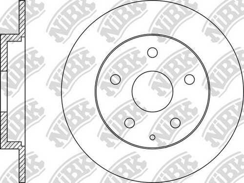 NIBK RN1517 Тормозной диск