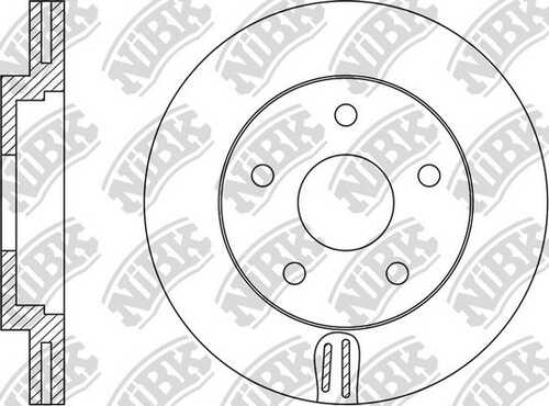 NIBK RN1520 Тормозной диск