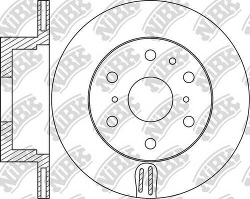 NIBK RN1757 Диск тормозной задний! Cadillac Escalade, Chevrolet Tahoe