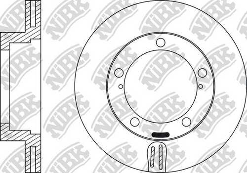 NIBK RN22002 Тормозной диск