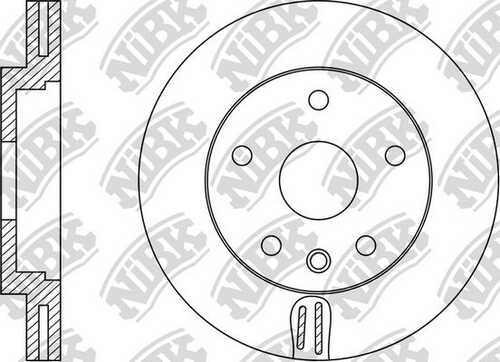 NIBK RN34001 Тормозной диск