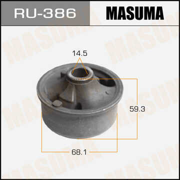 MASUMA RU386 Сайлентблок правый! Toyota Corolla all 01-04