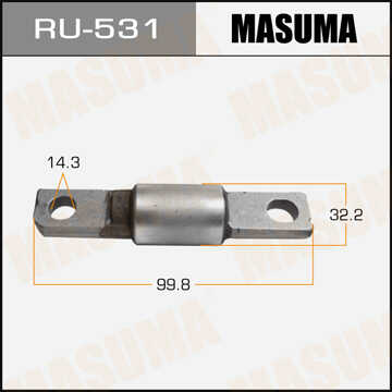 MASUMA RU531 Сайлентблок рычага переднего! Nissan Qashqai J10 07>