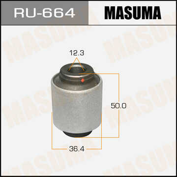 MASUMA RU664 сайлентблок наруж. попер.зад.рычага зад.подв.! Nissan 350Z Z33
