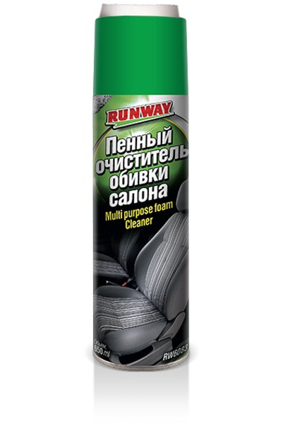 RUNWAY RW6083. Пенный очиститель обивки салона 650МЛ аэрозоль.