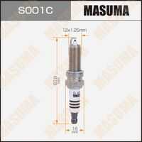 MASUMA S001C Свеча зажигания! Hyundai Solaris/I20/I30/Elantra, KIA Ceed/Soul 1.4/1.6 06>
