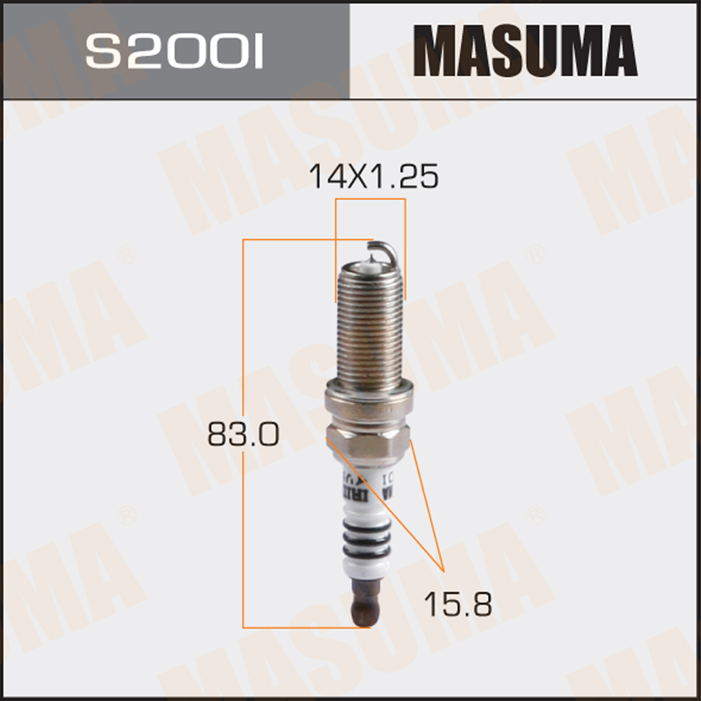 MASUMA S200I Свеча зажигания! IRIDIUM IKH16 Toyota, Nissan, Mitsubishi, Mazda, Suzuki