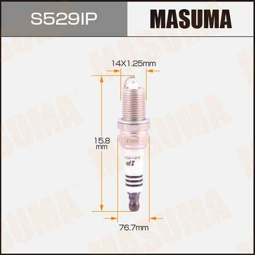 MASUMA S529IP Свеча зажигания! Iridium+Platinum Toyota, Lexus 98>;Свеча зажигания иридий+платина IFR6T11