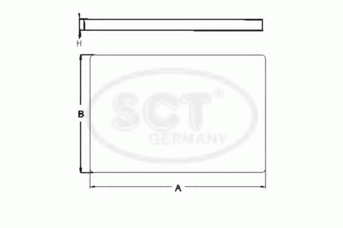 SCT SAK 127 Салонный фильтр