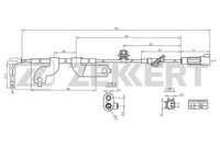 ZEKKERT SE6163 Датчик, частота вращения колеса