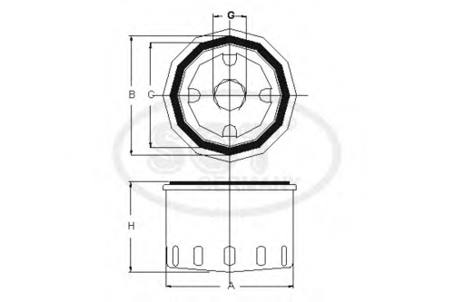 SCT SM106 Масляный фильтр