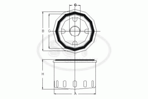 SCT SM 5084 Фильтр масляный (КИТАЙ);Масляный фильтр