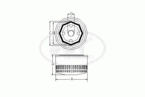 SCT SM5777 Масляный фильтр