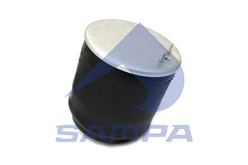 SAMPA SP 554713-K Пневмоподушка со стак. 2шп. M10 смещ.84 1отв-шт. M16 поршень металл вилка Volvo FM/FL/FH