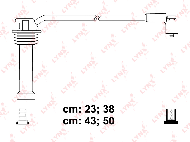 LYNX SPC3011 Провода высоковольтные FORD Focus 1.6-2.0 98> / Mondeo 96-00