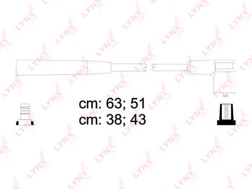 LYNX SPC4610 Провода высоковольтные auto