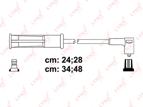 LYNX SPC6343 Auto провода высоковольтные