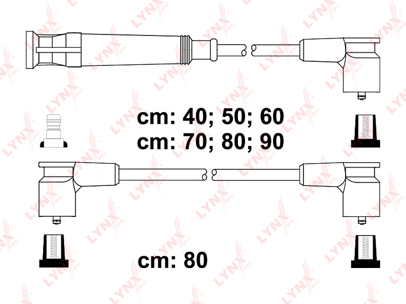 LYNX SPE1409 Провода высоковольтные BMW 5 (E34)/7 (E32)