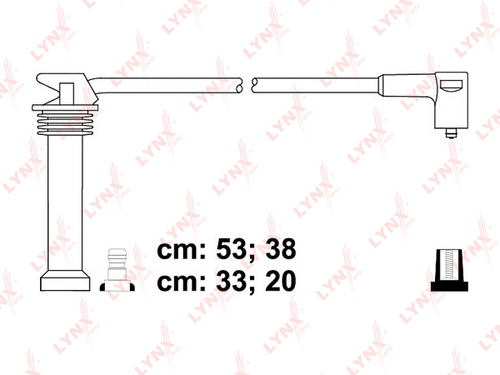 LYNX SPE3037 Комплект проводов зажигания