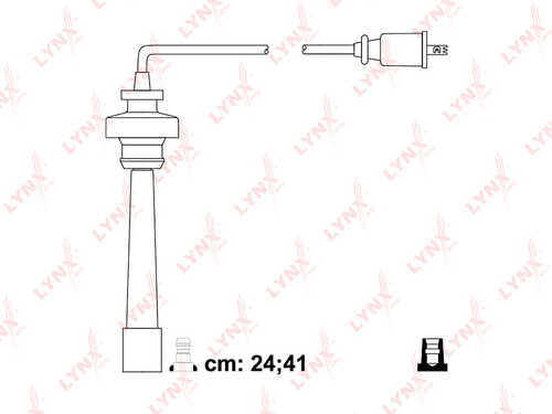 LYNX SPE5517 Комплект проводов зажигания