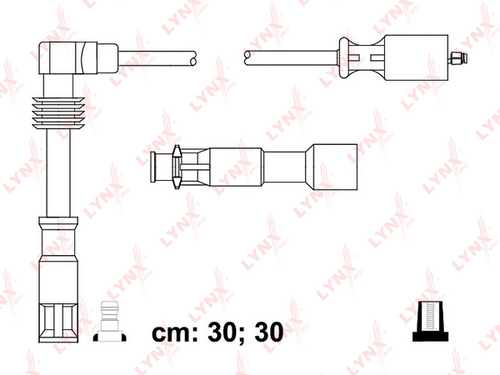 LYNX SPE8030 Комплект проводов зажигания