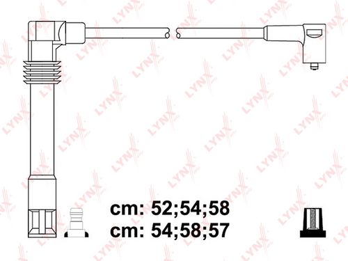 LYNX SPE8035 Комплект проводов! Audi A4/A6/A8, VW Passat 2.4/2.6/2.8 95-05