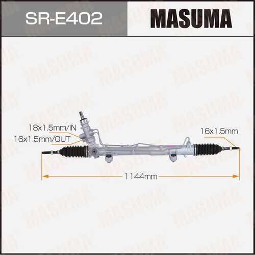 MASUMA SR-E402 Рейка рулевая , TRANSPORTER / 03-15 LHD (левый руль)