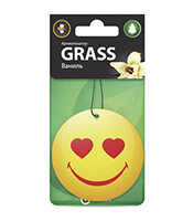 GRASS ST-0400 Ароматизатор воздуха картонный! Smile ваниль