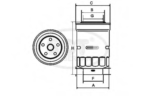 SCT ST 306 Ф-р топл / TOYOTA/NISSAN LAND CRUISER 100 3.0D/X-TRAIL 2.2D;Топливный фильтр