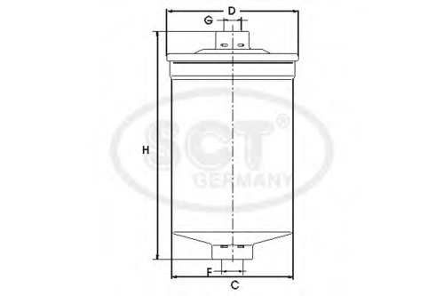 SCT ST 330 Топливный фильтр