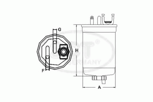 SCT ST785 Топливный фильтр