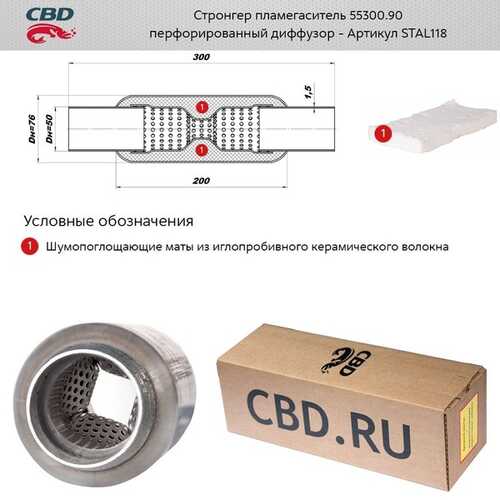 CBD STAL118 Стронгер универсальный с диффузором 55300.90D