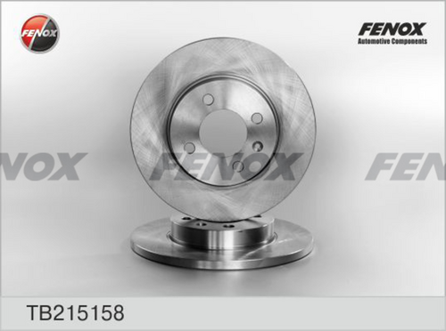 FENOX TB215158 Тормозной диск