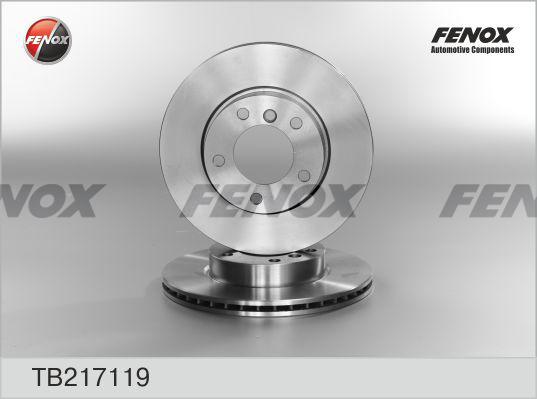 FENOX TB217119 Диск тормозной передний! BMW E36/E46 1.8-2.5D M42-M52 91>