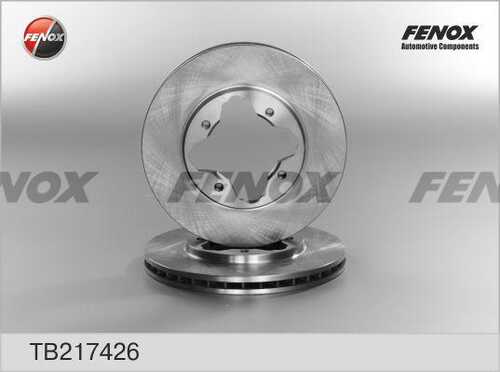 FENOX TB217426 Диск тормозной передний! Honda Accord, Rover 600 1.8-2.0 93>