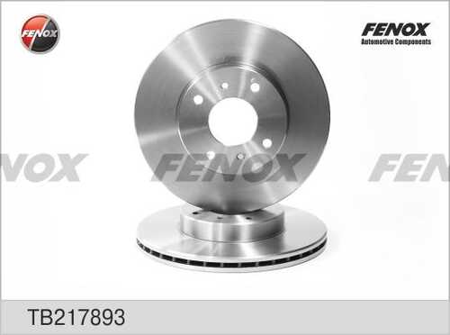 FENOX TB217893 Диск тормозной передний! Nissan Almera/Primera 1.5-2.2D 98>